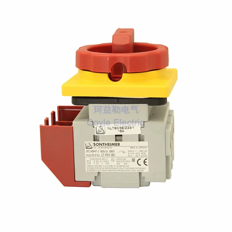 독일 SONTHEIMER 스위치 패널 부하 절연 80A NLT80/3E/Z33