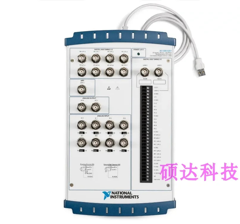 NI USB-6251 BNC 데이터 수집 카드 I/O 780115-01 외부 전원공급장치 오리지널 98% 신