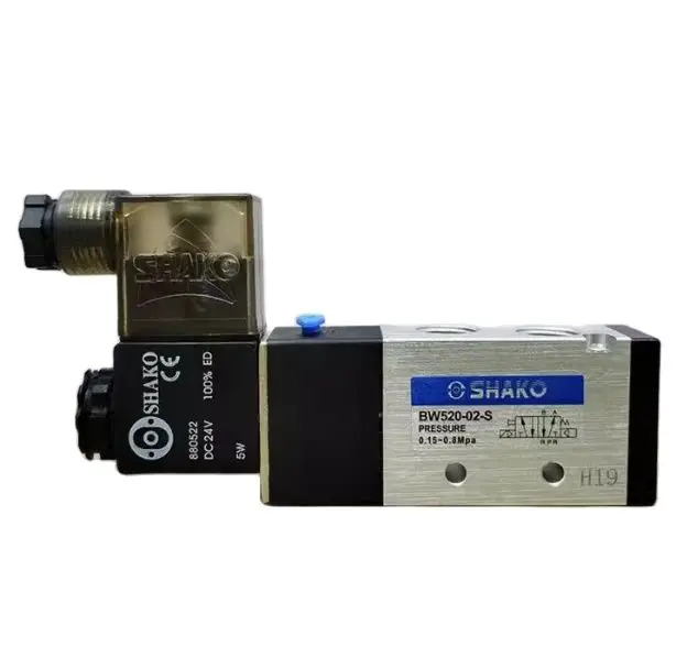 SHAKO 솔레노이드 밸브 BM520-02-S AC220V AC110V AC36V AC42V DC24V DC12V BM520-04-S BM520-03-S AC110 12V