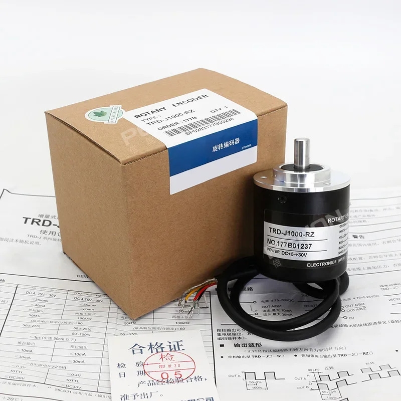 1000 라외경 50mm 샤프트 직경 8mm를 갖춘 TRD-J1000-RZ 증분형 로터리 엔코더