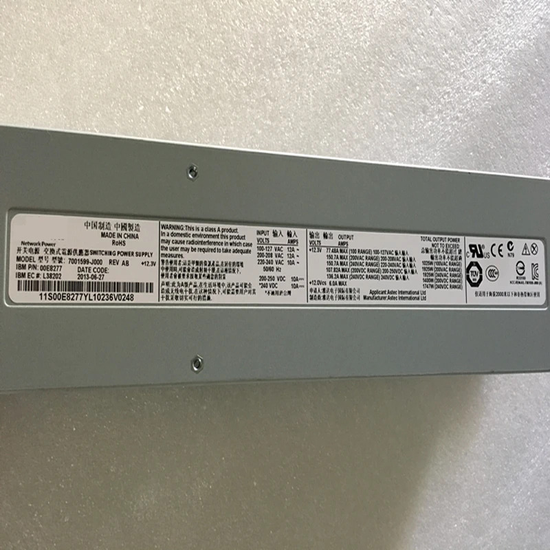 IBM P770 P720 1925W 전원공급장치 거오리지널 PSU 7001599-J000 00E7185 00E7237 00FW422 00E8277 00J0439