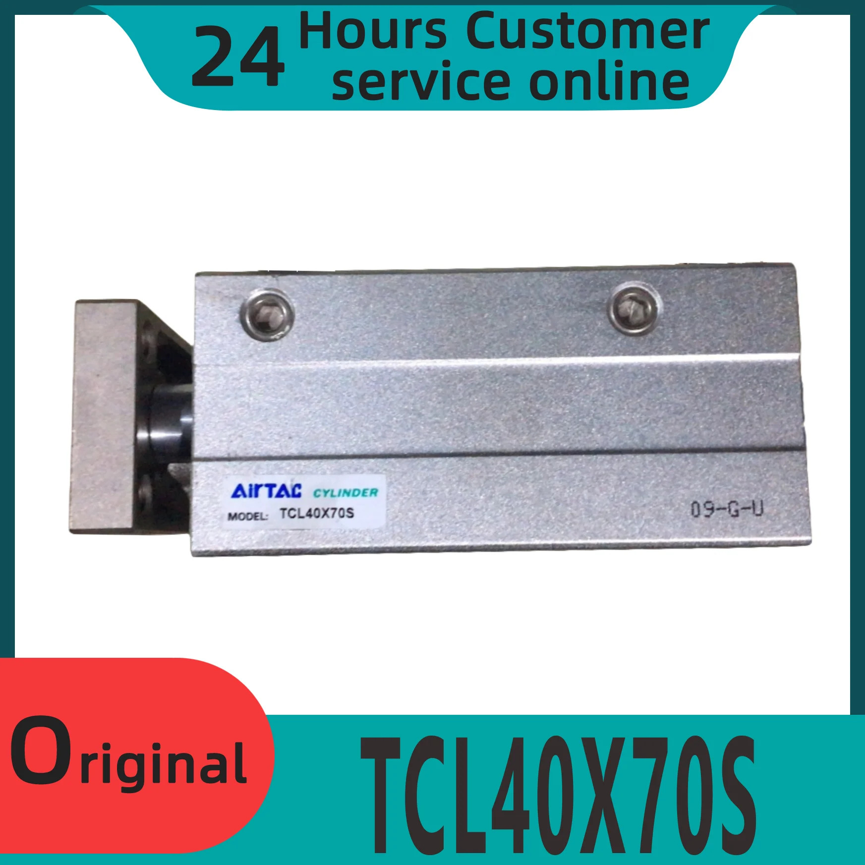 오리지널 3축 실린더 TCL40X70S TCL40X60S TCL40X75S TCL40X80S 신