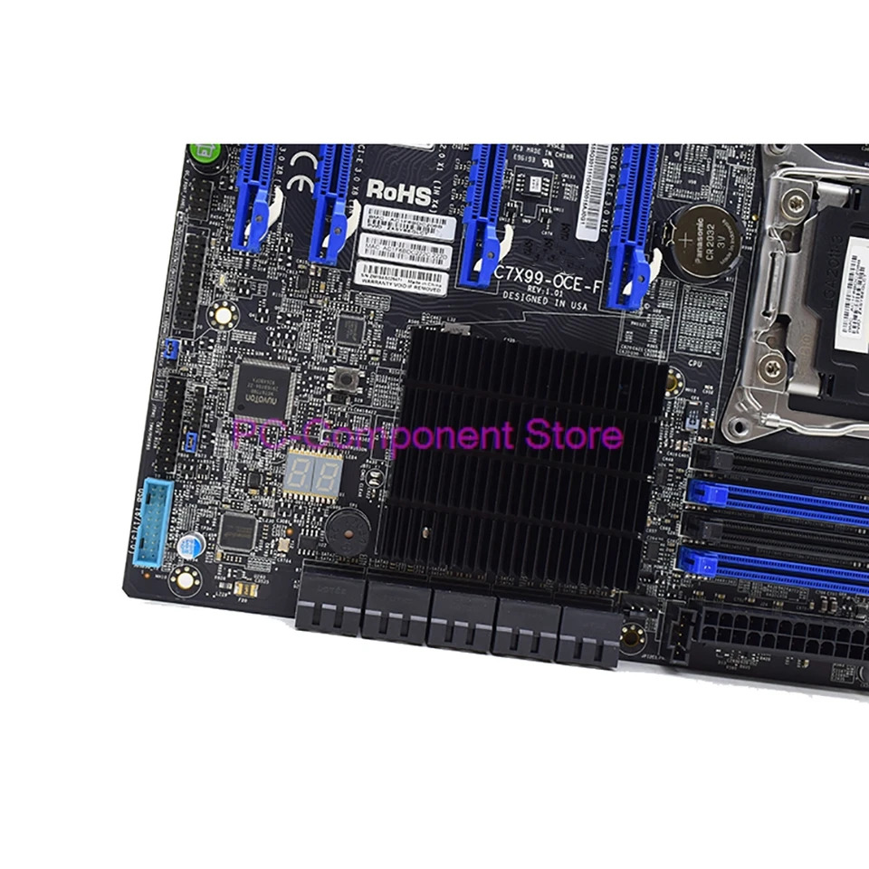 Supermicro 데스크탑 마더보드 코어 i7 E5-1600/2600 v3/V4 프로세서 LGA2011 DDR4 PCI-E3.0C7X99-OCE-F