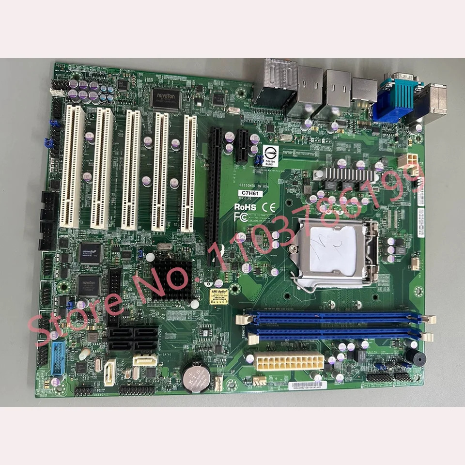 Supermicro 산업 제어 마더보드C7H61 REV 1.02