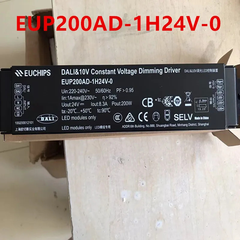 EUCHIPS 24V8.3A 200W EUP200AD-1H24V-0 48V4.16A EUP200AD-1H48V-0 새 원본 전원공급장치