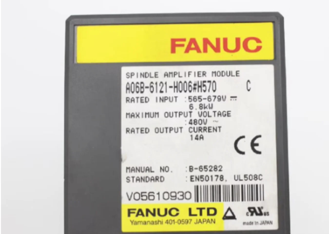 A06B-6121-H006 H550 H570 FANUC 서보 드라이브 증폭기 모듈 리퍼 완료 A06B6121H006