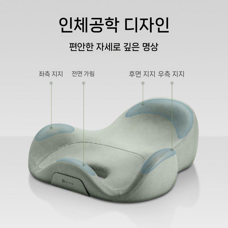 가부좌 명상방석 양반다리 무릎 쿠션 요가매트 기도용 사무실 에코소재 - 상세 이미지 3