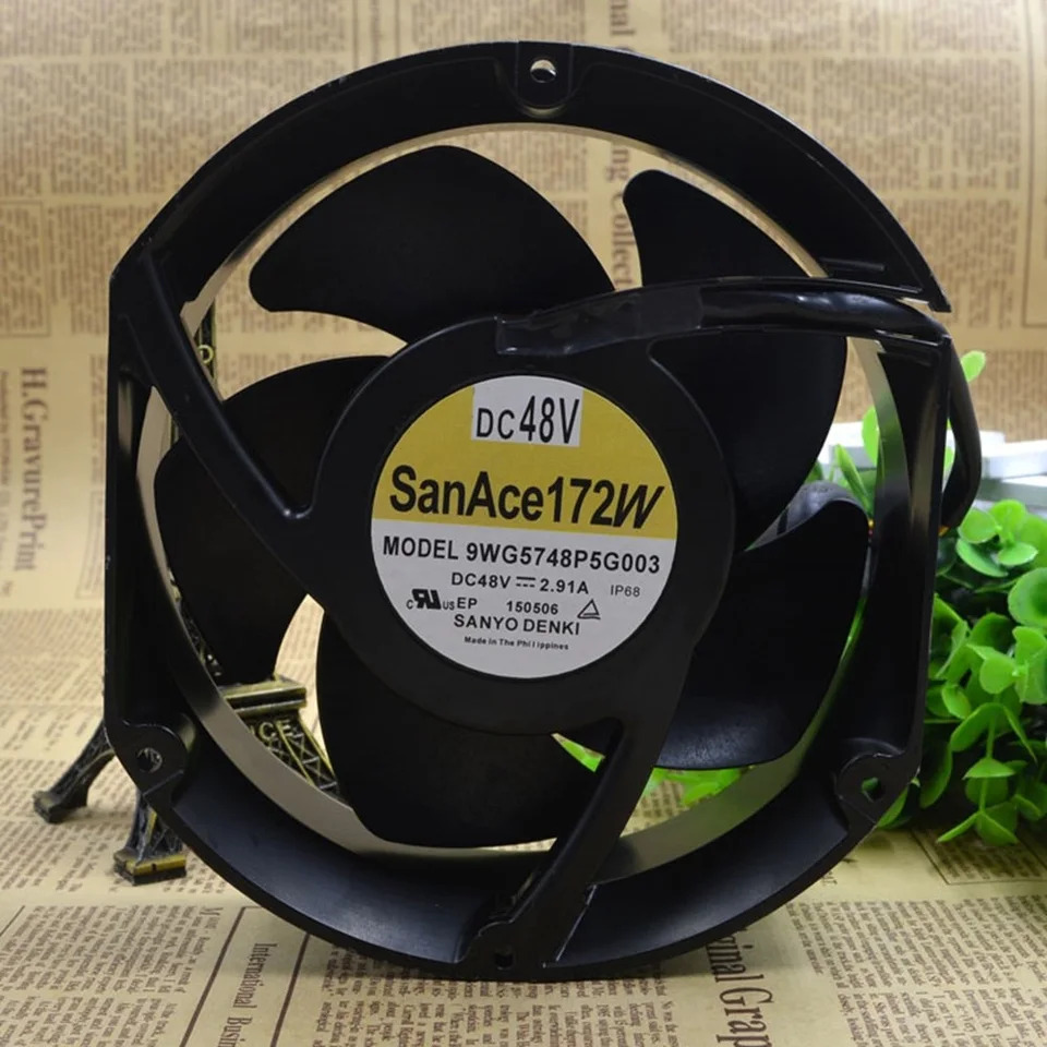 SANYO 오리지널 알루미늄 튀김 방지 인버터 냉각팬 산 에이스 172W 9WG 9WG5748P5G003 48V 2.91A 172x150x51mm 신