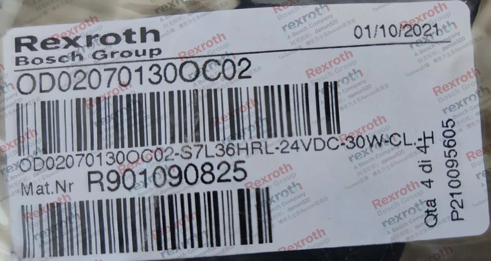 Rexroth 코일 DC24V R901090825 S7 OD02070130OC0