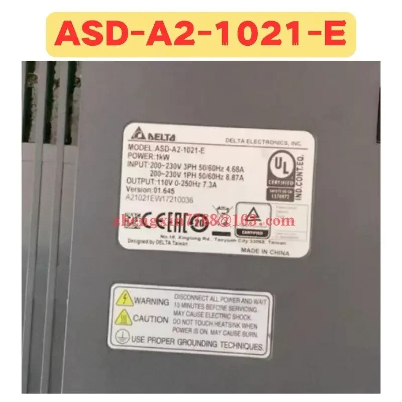 리퍼 서보 드라이브 ASD-A2-1021-E ASD A2 1021 E 정상 기능 완료