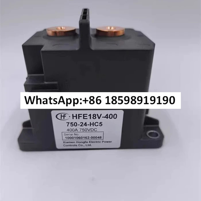 DC 접촉기 HFE18V 400 750 24 HC5 DC750V400A 코일 24v 릴레이