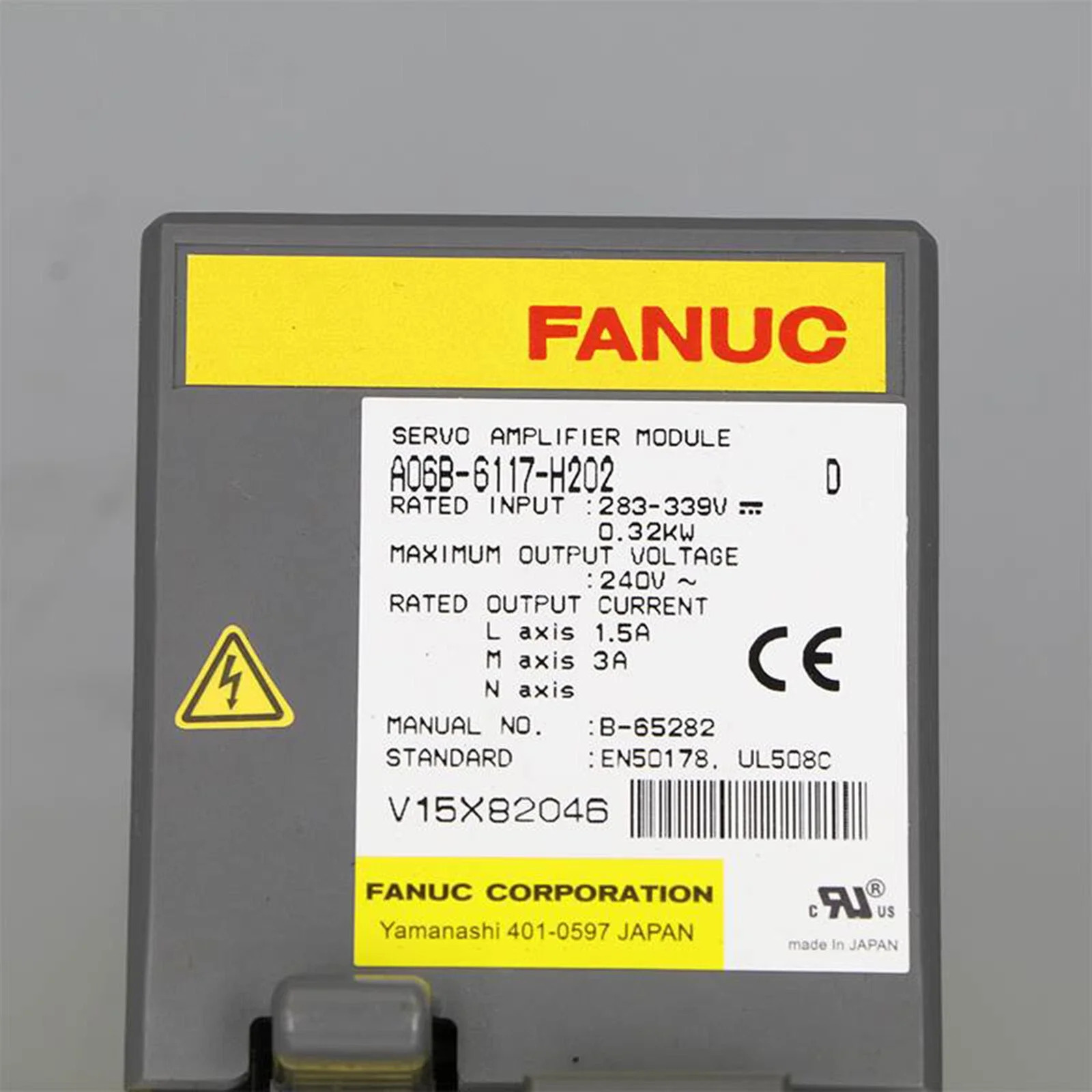 A06B-6117-H202 Fanuc 서보 드라이브 증폭기 12개월 A06B 6117 H202