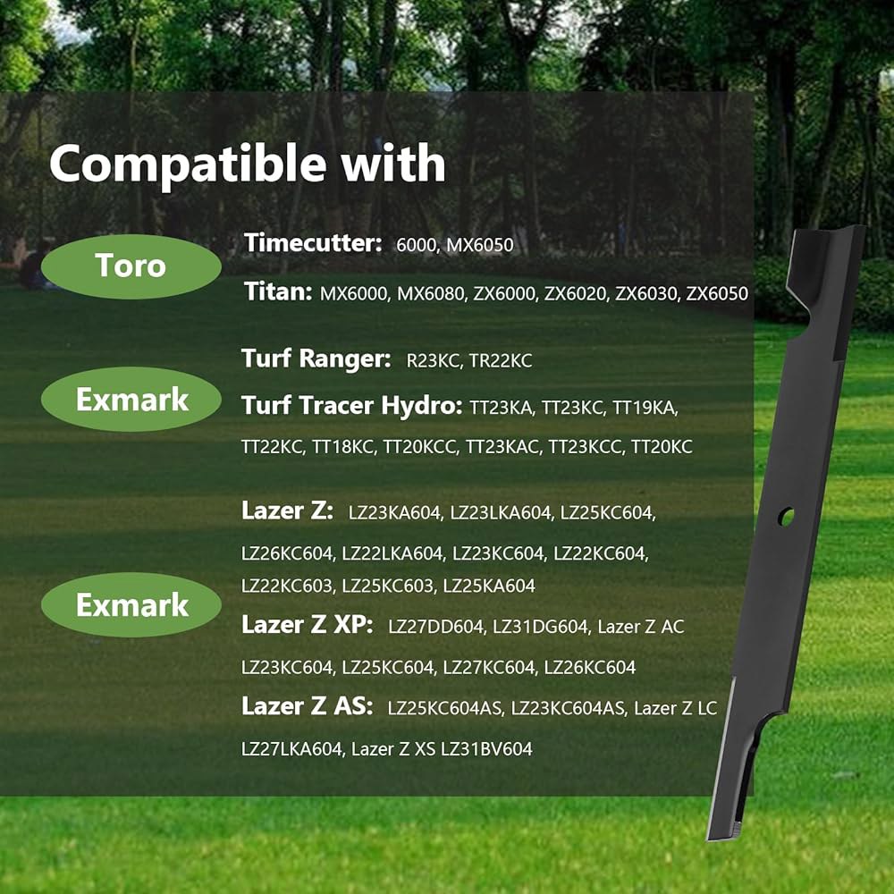 152.4cm(60인치) 데크 교체용 잔디깎이 하이 리프트 ZX6030 Toro 105-7718-03 ZX6020 MX6050 - 3팩 133-2127 Timecutter 103- - 상세 이미지 3