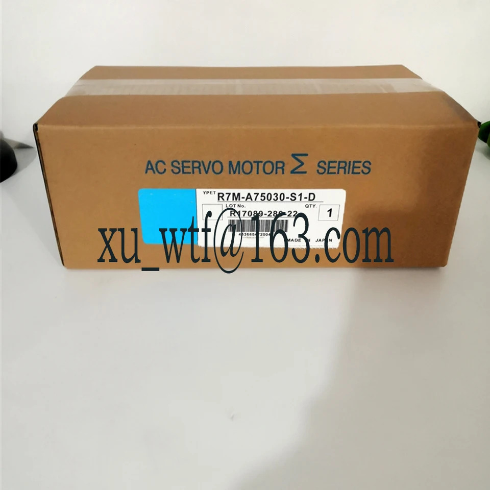 오리지널 AC 서보모터 INC 3000RPM R7M-A75030-S1-D 200V 750W 신