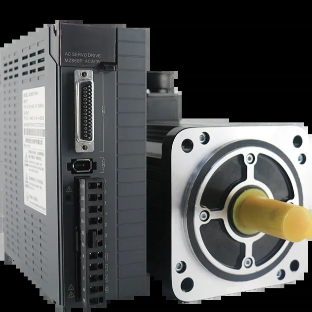 Lichuan CNC 기계서보모터 드라이버 3상AC 서보모터 380V 3.8KW 15Nm 2500RPM 23bit 130mm 130M15025B M2532P