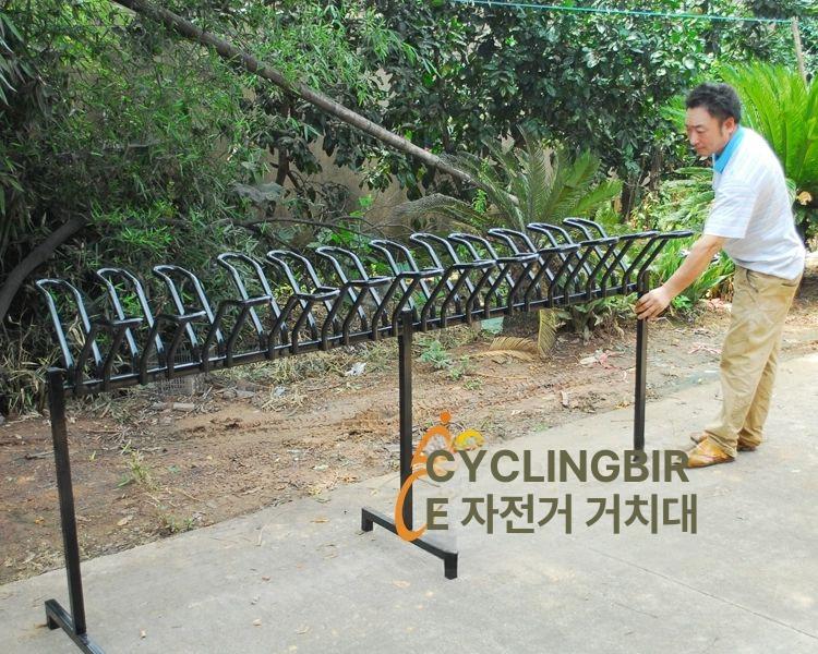 업소용 진열대 자전거 스탠드 전시랙 매장 보관대 프레임 거치대 - 상세 이미지 3
