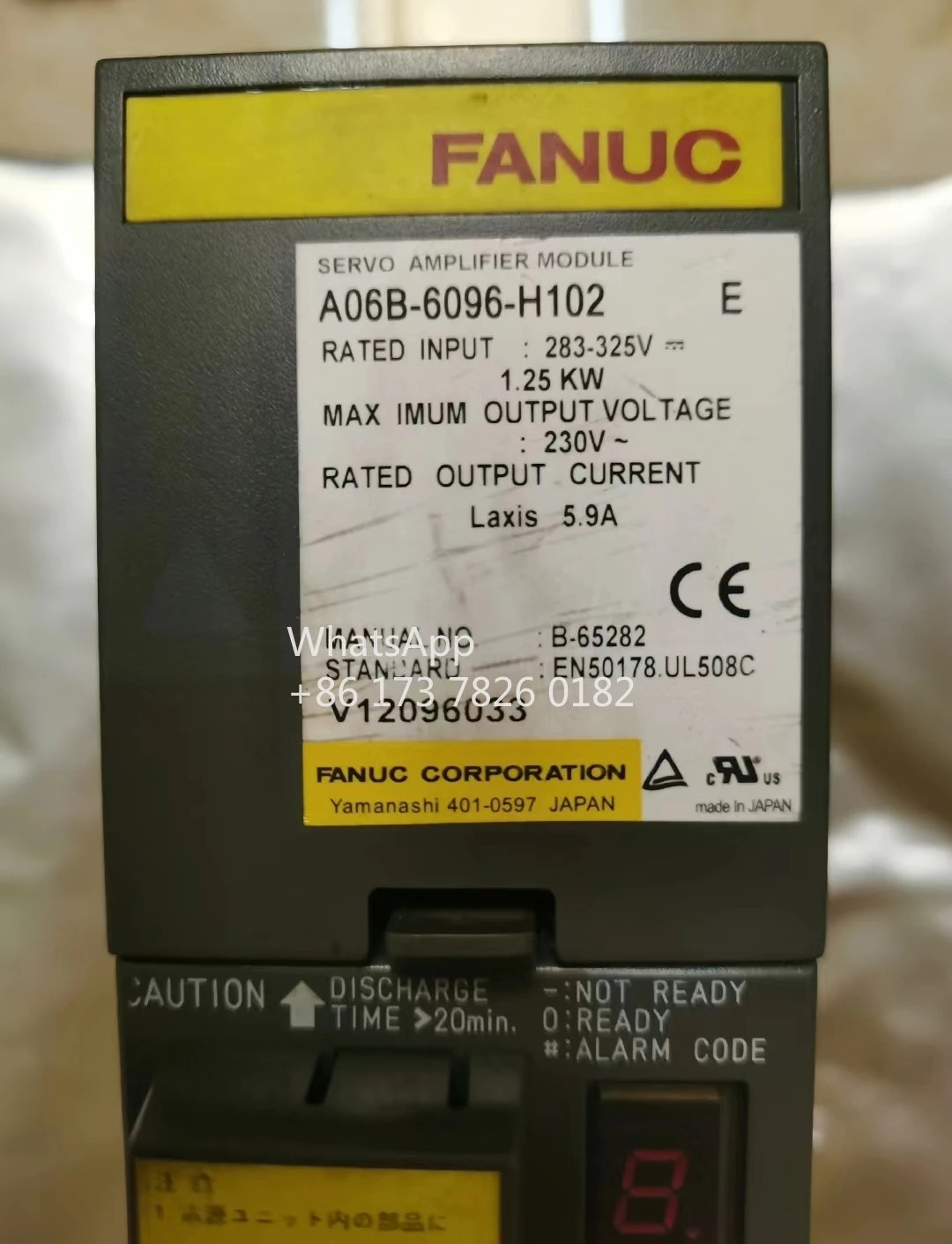A06B-6096-H102 리퍼 드라이브 작동 기능 OK