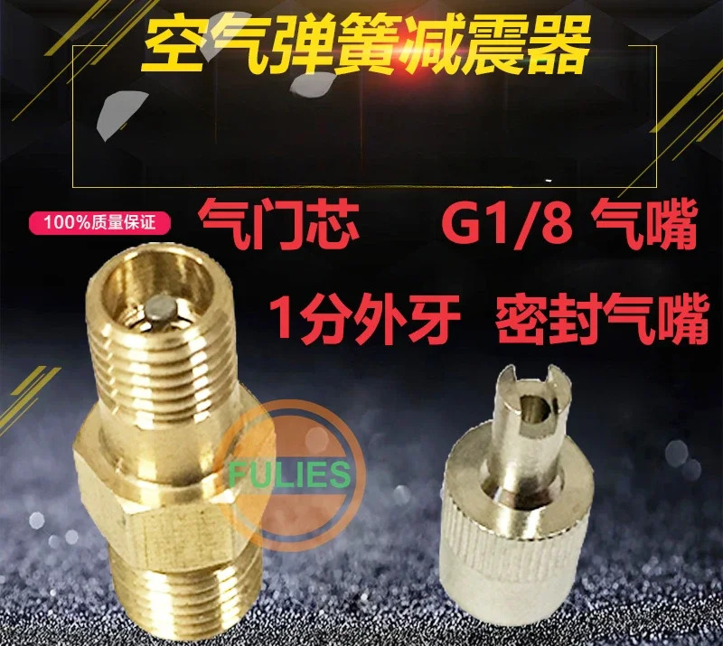 10pcs 밸브 코어 G1/4 노즐 2 외부 치아 G1/8 씰링 플매트 카펫 러그 연결 스레드 파이프 단방향