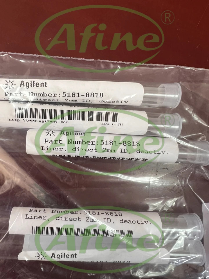 AFINE Agilent 5181-8818 입구 라이너 분리되지 않은 직선 비활성화된 석영