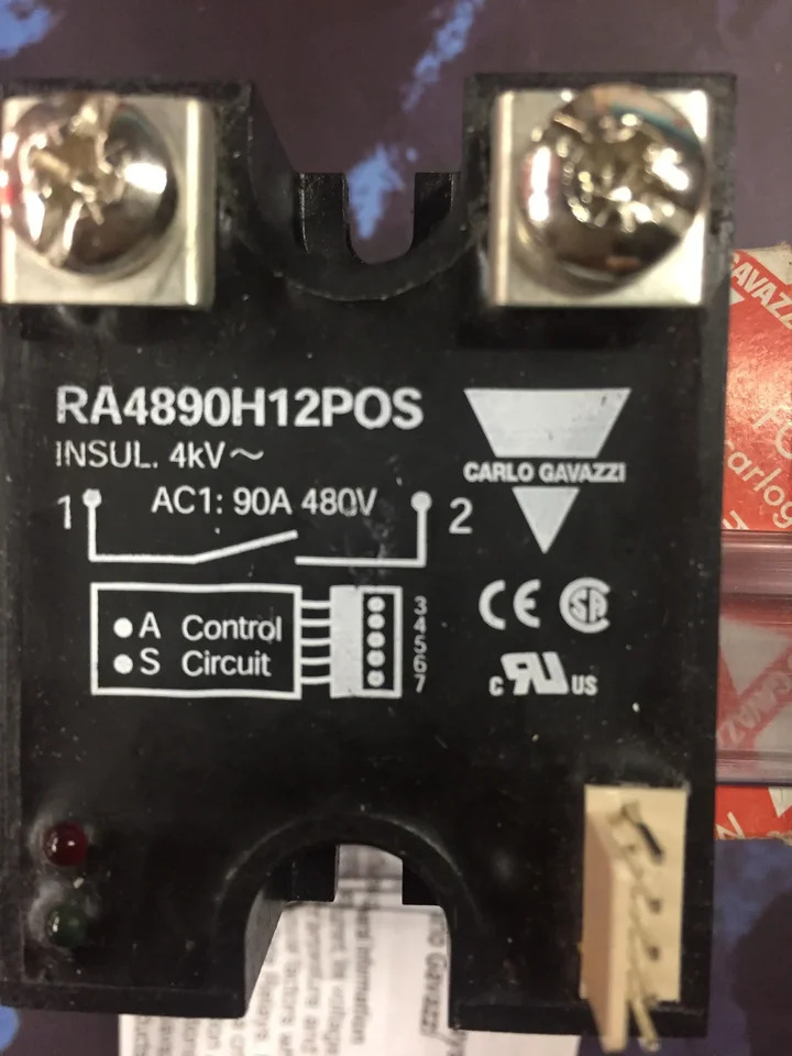 RA4890H12POS 부티크 스위스 자일 다이렉트 구리 클래드 기술 피드백 단상 솔리드 스테이트 릴레이