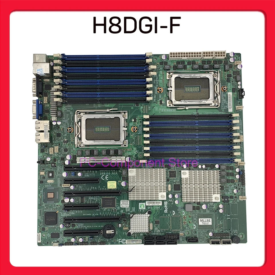 Supermicro 서버 마더보드 소켓 H8DGI-F 리퍼 G34 전