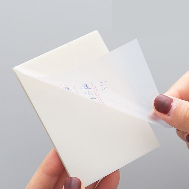 도모아 스티커 점착 투명메모지 5 x 7.5cm - 상품 이미지