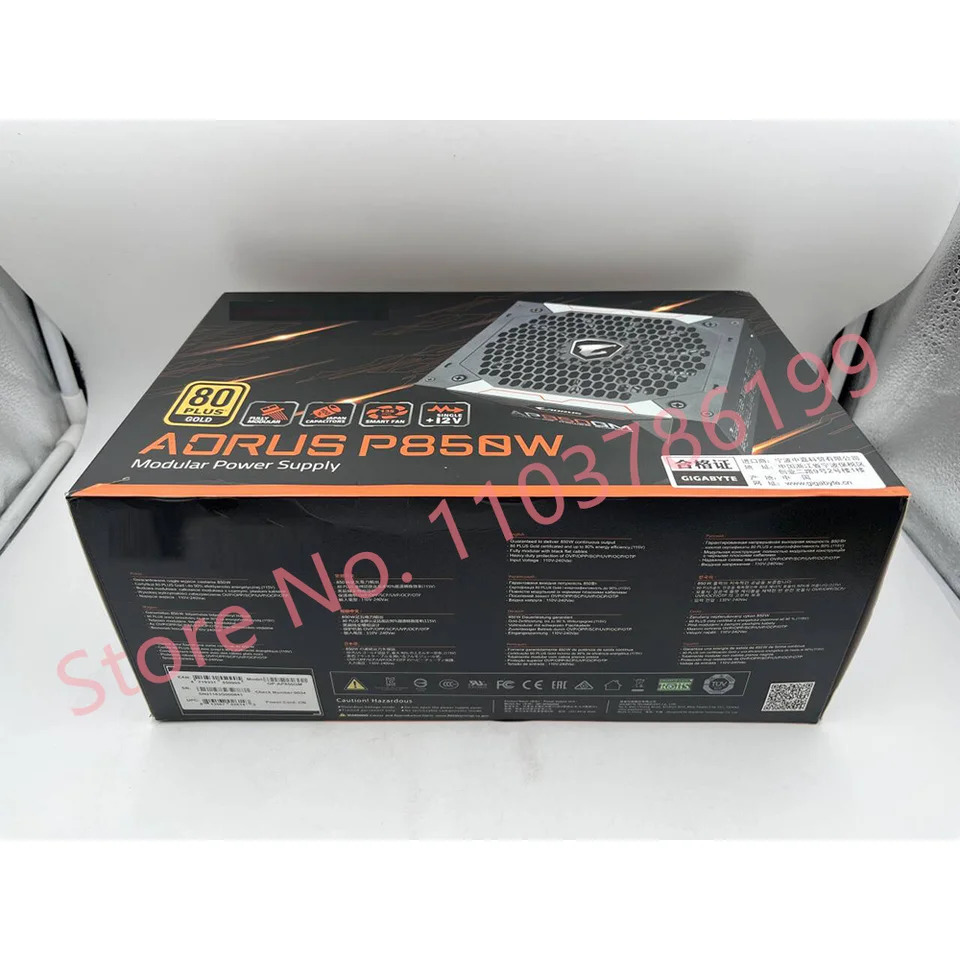 기가바이트호환 골드 풀 모듈 전원공급장치 AORUS P850W