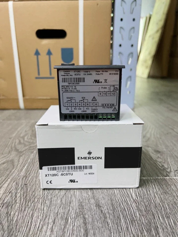 DIXELL 전이출력 온도조절기 컨트롤러 냉장 XT120C-5C0TU 해양 냉동 온도 제어