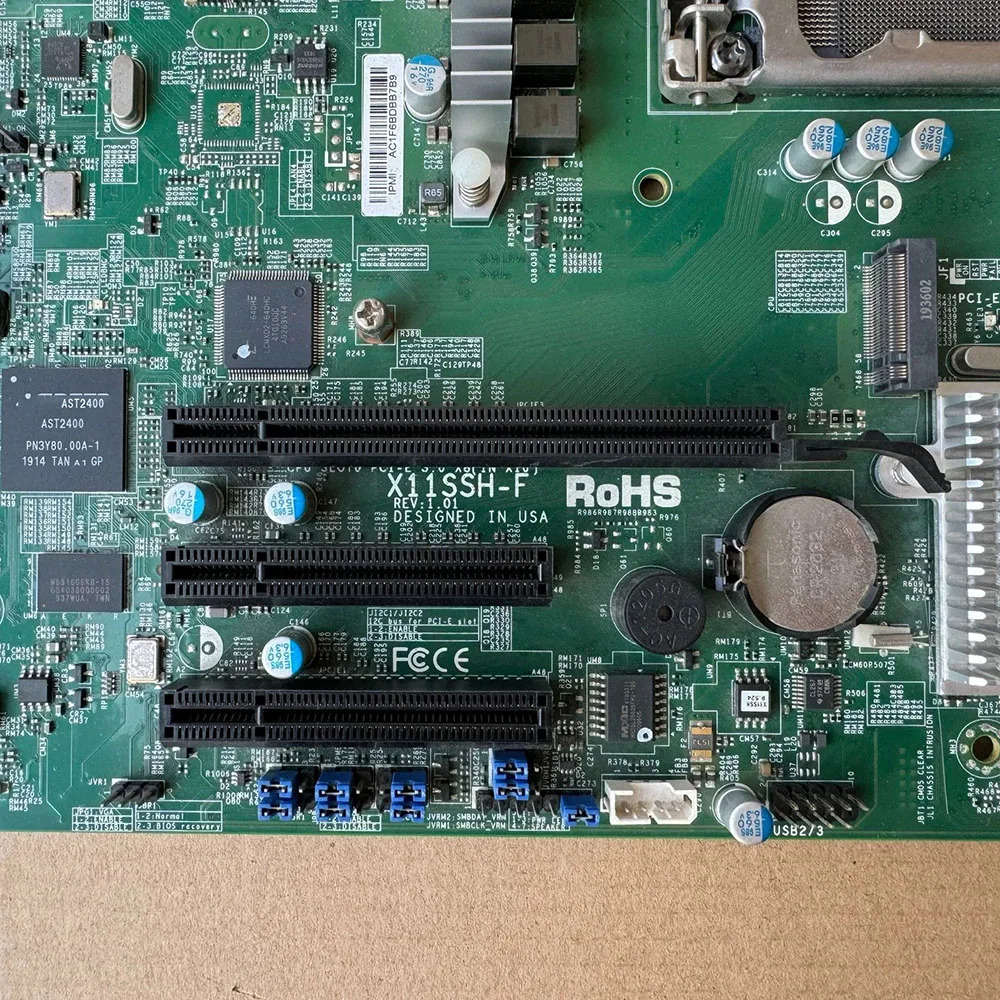 슈퍼마이크로 단일 채널 서버 마더보드X11SSH-F C236 DDR4 LGA1151 듀얼 GbE LAN X11SSH-F