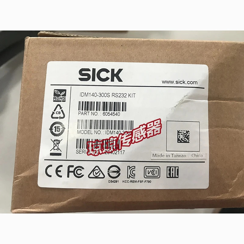 오리지널 sick스캐너 코드 리더 IDM140-300S RS232 키트