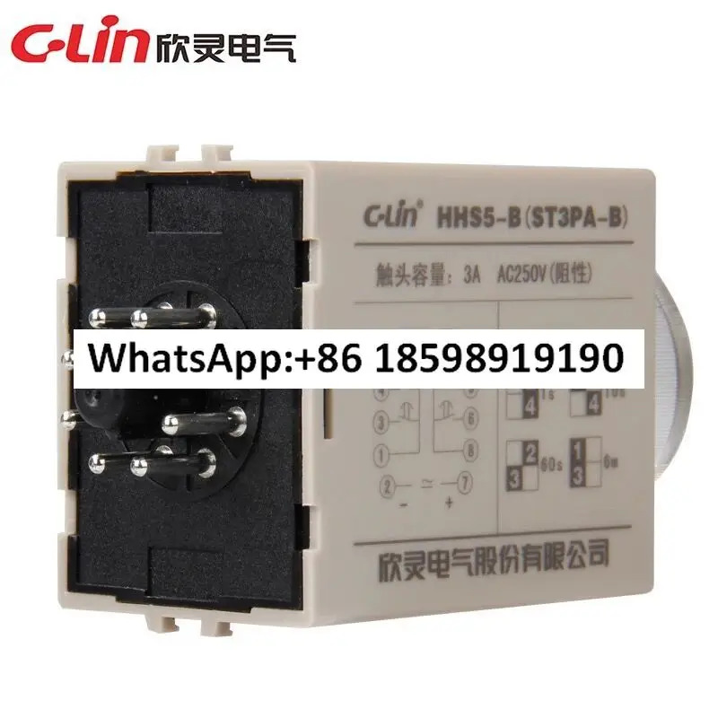 타임 릴레이 HHS5 B/ST3PA B DC12V 24V AC24 110 220/380V