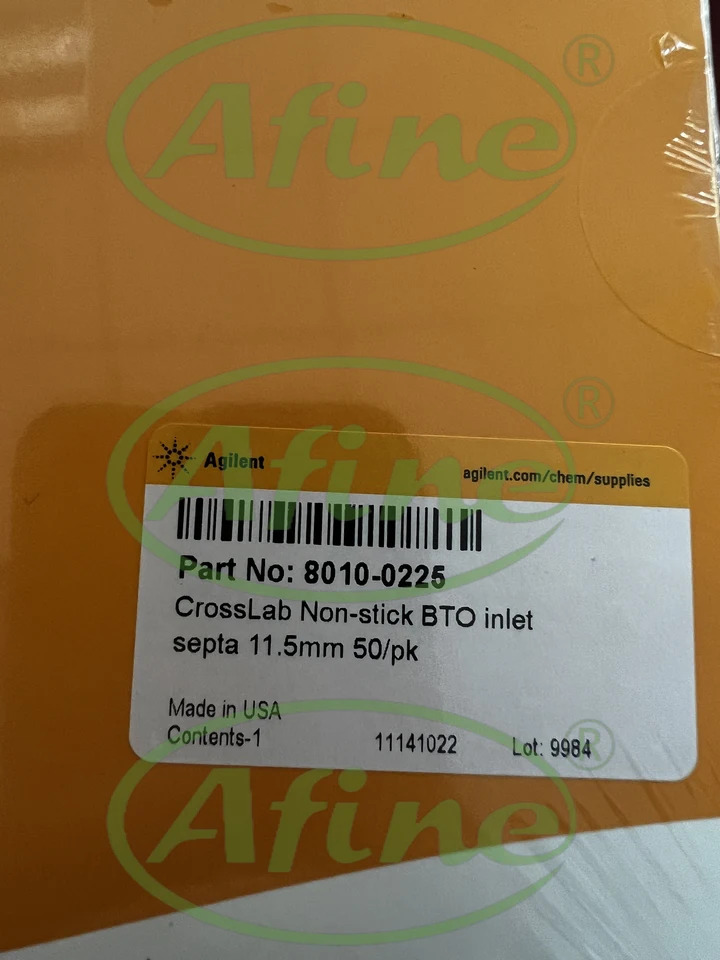AFINE 애질런트 입구 셉타 들러붙지 않는 BTO 50/pk 8010-0223 11mm 8010-0225 11.5mm
