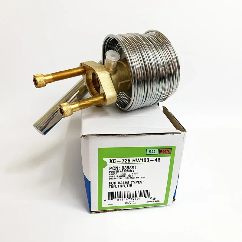 에머슨 확장 밸브 파워 헤드 XC-726HW100-4B 냉방 에어컨 냉동