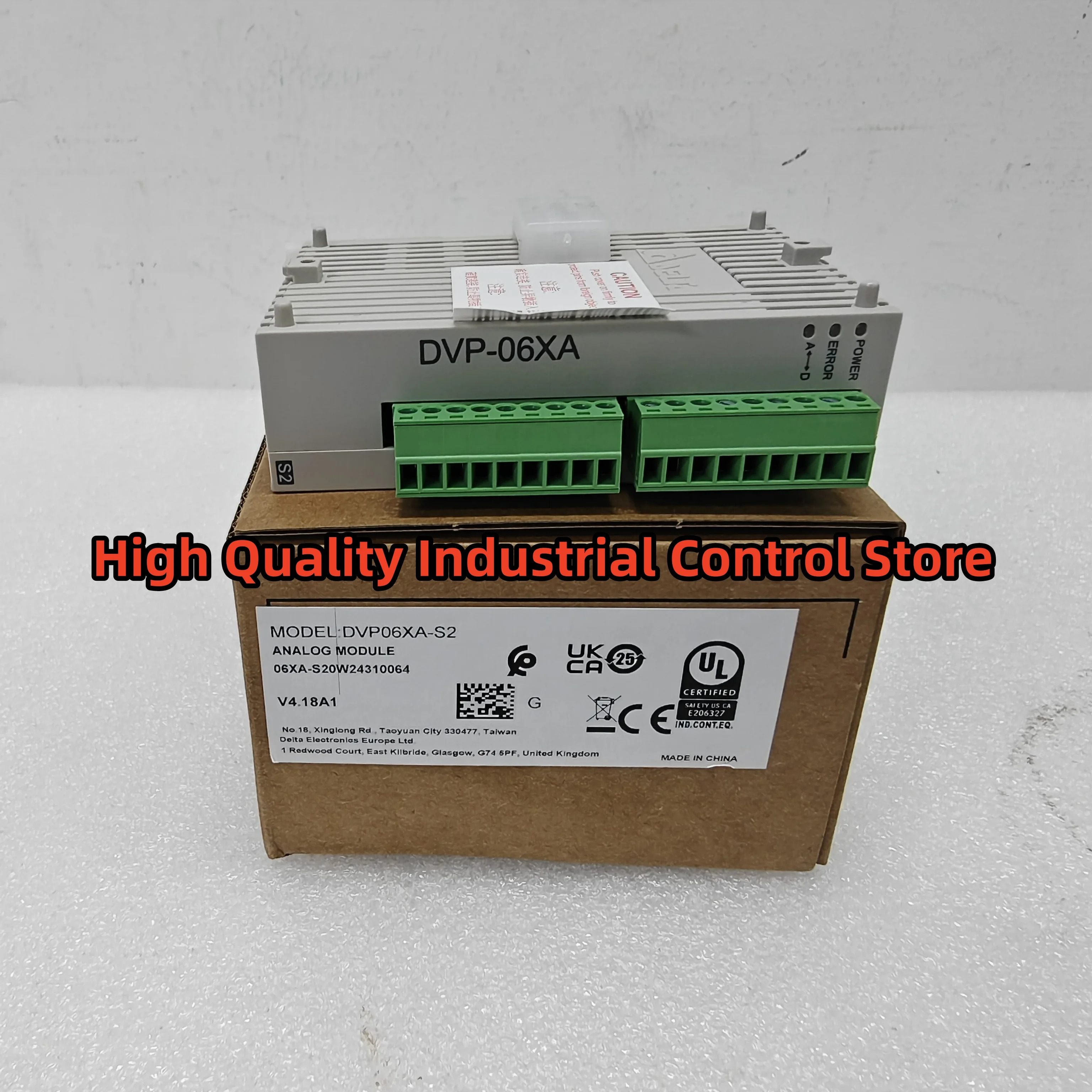 PLC DVP06XA-S2 원본