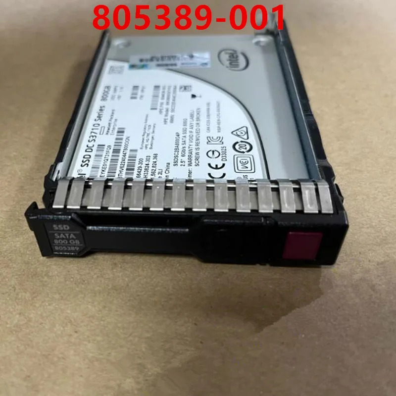 hp호환 S3710 G10 800GB 2.5인치 SATA SSD새 솔리드 스테이트 드라이브 805389 -001 804671 -B21