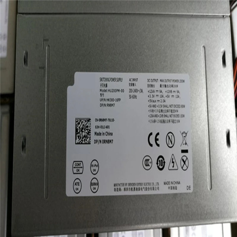 델 V3800 3900 3905 3901 3902 200W 전원공급장치 B200PM-00 40G3C HU200PM-00 RN8M7 HK300-16FP PSU 신