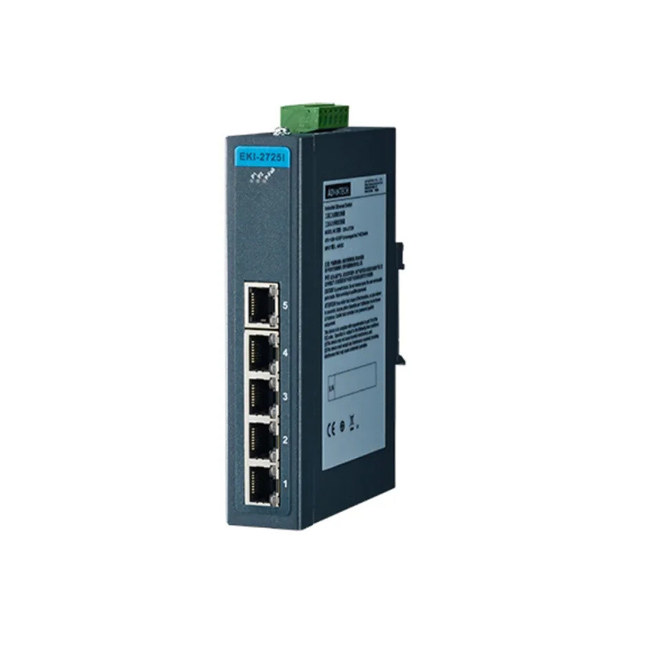 Advantech EKI-2725I 기가비트 비형 산업이더넷 네트워크 스위치100/1000 Mbps 5 포트