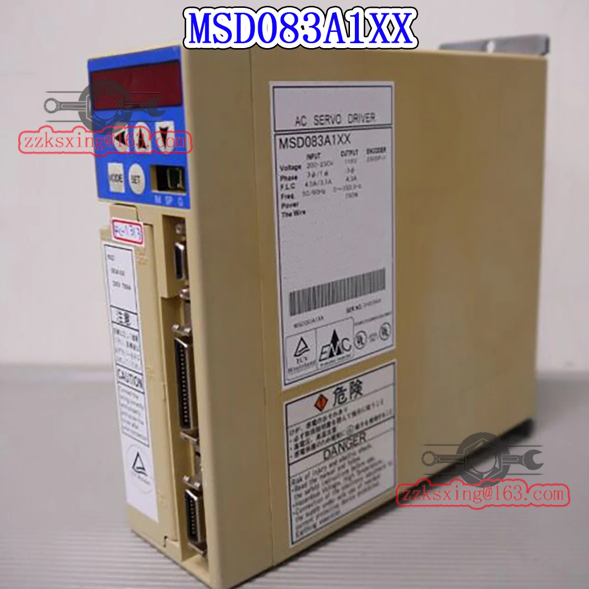 오리지널 AC 서보 드라이버 MSD083A1XX