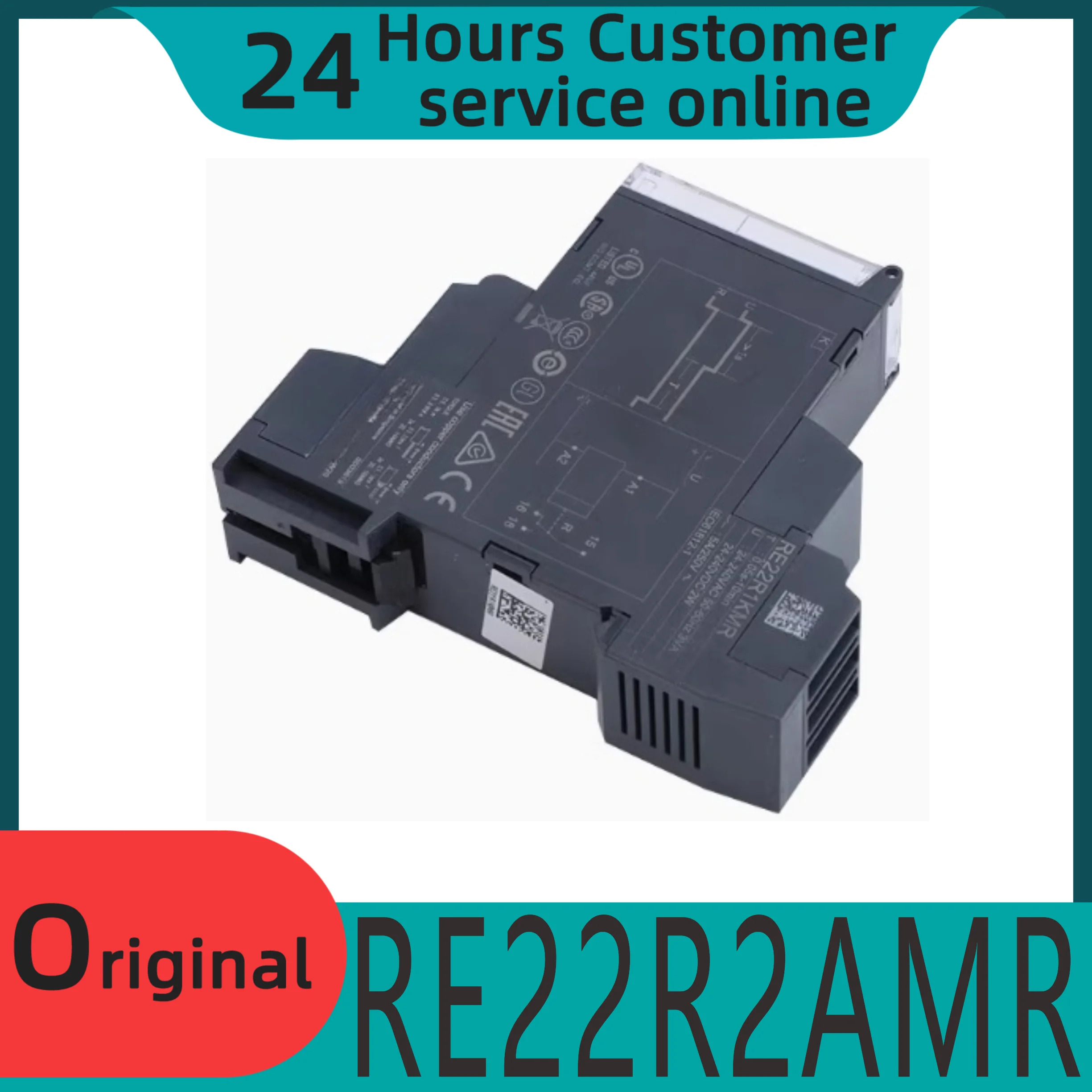 오리지널 타임 릴레이 RE22R2AMR MYMR RE22R1AMR CMR KMR RM22TR33 신