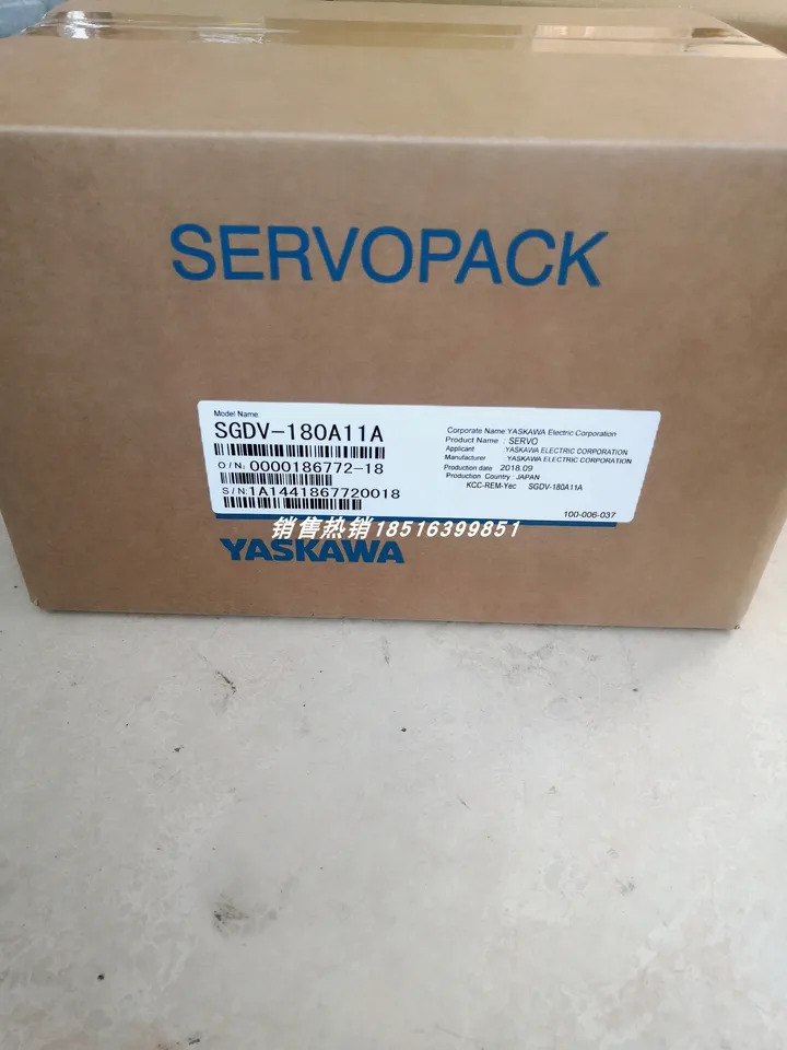 Yaskawa 서보 드라이브 SGDV-180A11A SGDV-180A11A00200