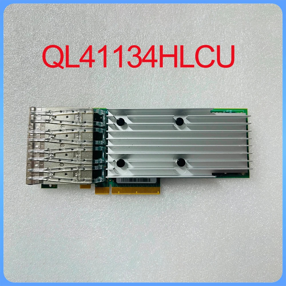 QLogic QL41134HLCU 10G 4 포트기가비트 광 네트워크 카드 SFP