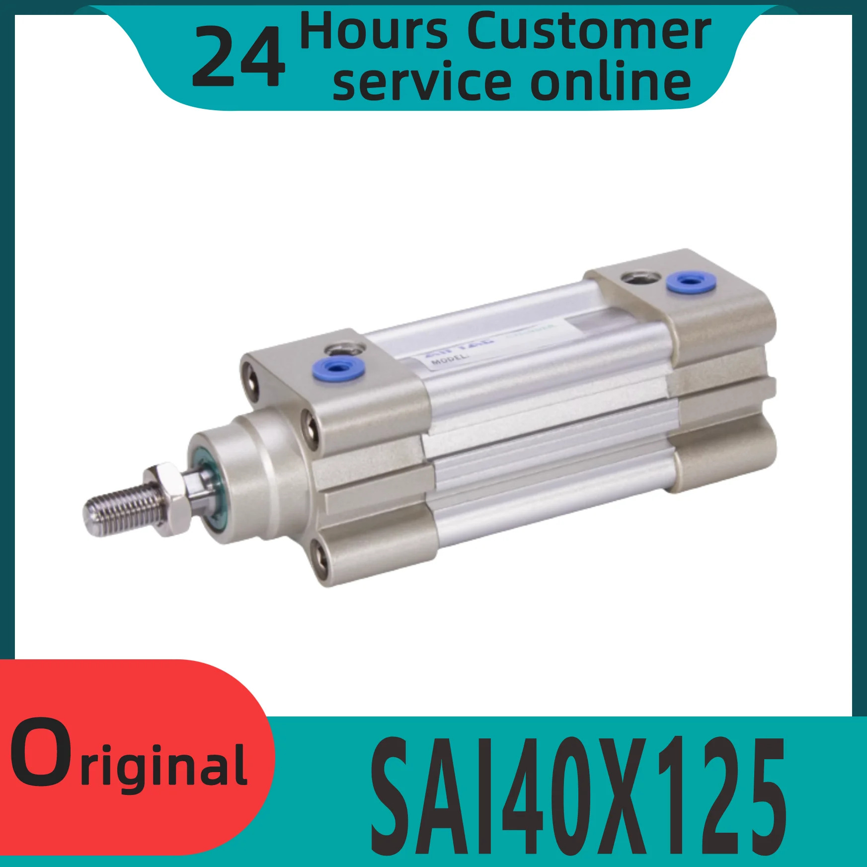 오리지널 표준 실린더 SAI40X125 SAI40X150 SAI40X160 SAI40X175 신