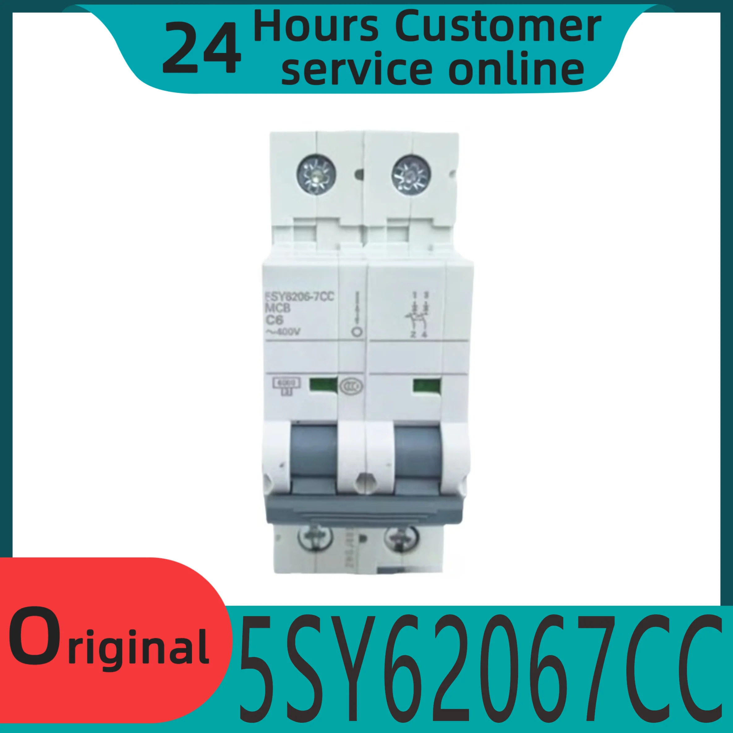 오리지널 보조 접점 3RH19211HA13 개방형 3 개소형 회로차단기 2P6A 5SY6206-7CC 에어 스위치 5SY62067CC 신