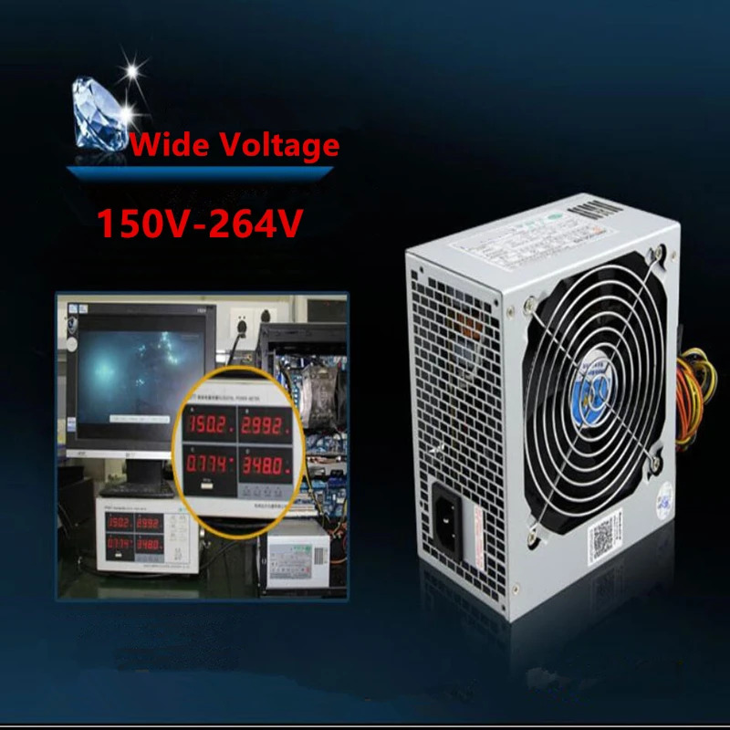 헌트키 X1050Ti 950 지지대 후면 정렬 전원공급장치 6P 디스플레이 카드 300W HK400-56FP PSU 신