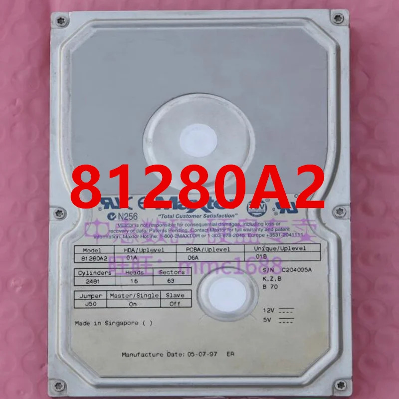 오리지널 리퍼 하드 MOR 1.2G 10.2GB 8.4GB IDE 3.5 인치 5400RPM 2MB 데스크탑 HDD 81280A2 91021U2 90841U2