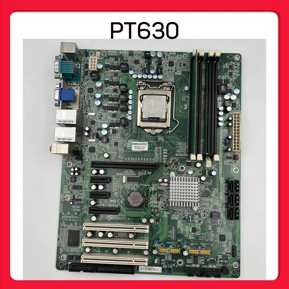 DFI 산업컴퓨터마더보드 듀얼 포트 LGA 1156 PT630