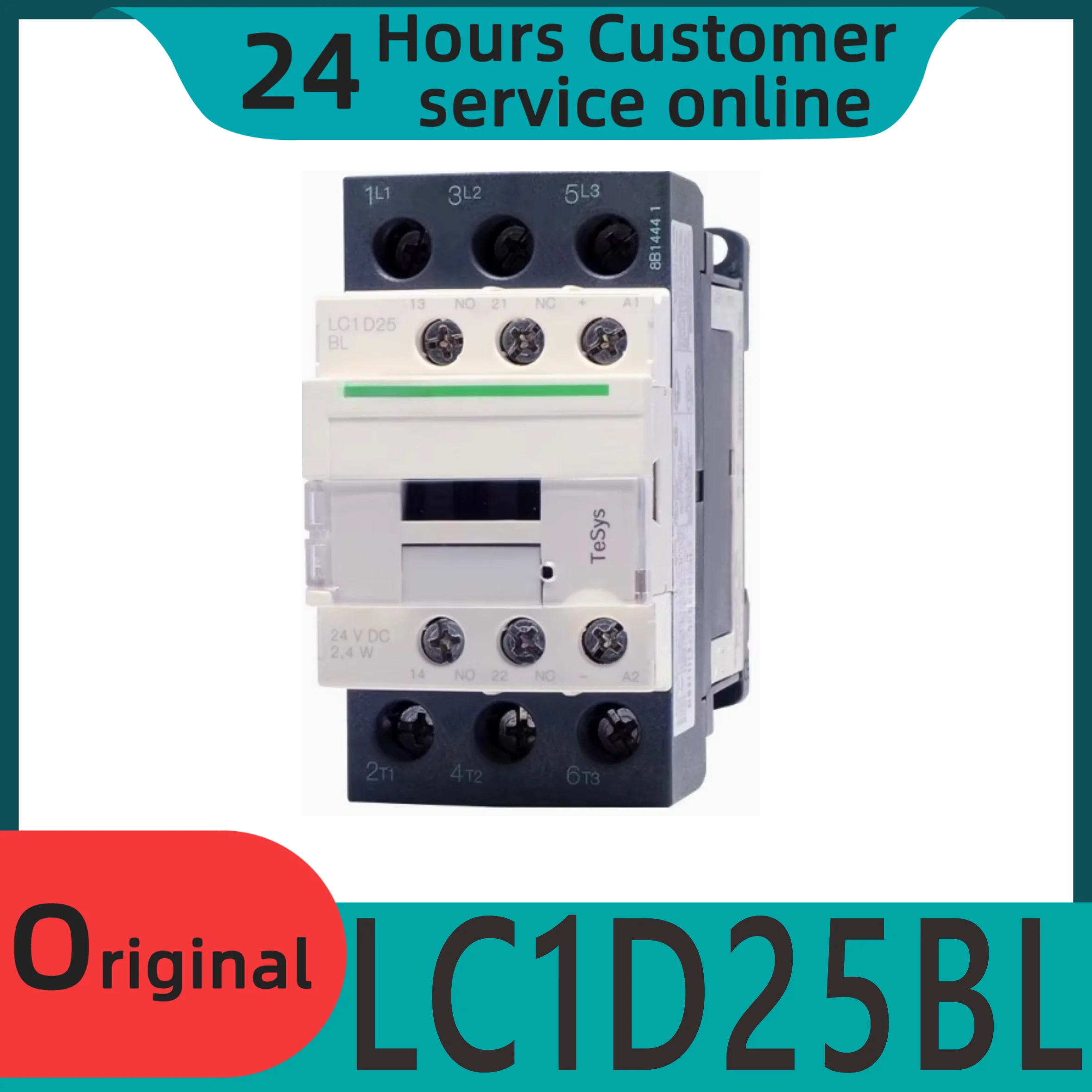 원본 LC1D25BL 3극 접촉기 LC1D32BL 24VDC DC