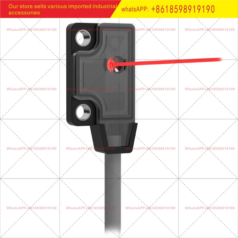 PSW TC50 시리즈 IP65 NPN PNP 50cm 상시 개방 적색광 방사형 광전스위치 센서