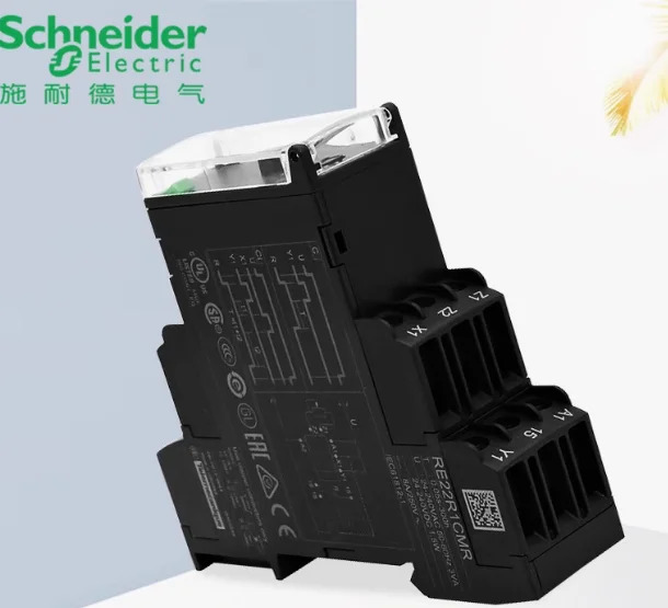 SCHNEIDER 시릴레이 RE22R1MYMR 전원 차단 지연 RE22R1CMR AC/DC24-240V