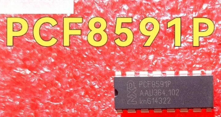 5PCS PCF8591P PCF8591 인라DIP-16 8 비트 아날로그-디지털 변환기 IC 품